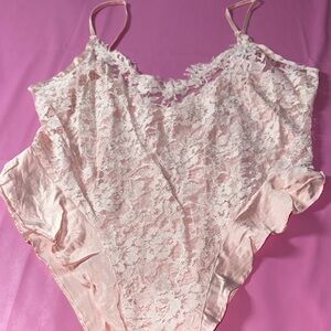Pink Lace Bodysuit